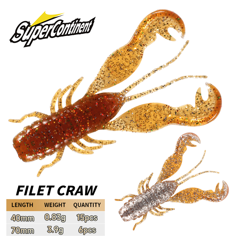 Soft Plastic Lure - 2023 Süper Kıta Filet Tarama Yem