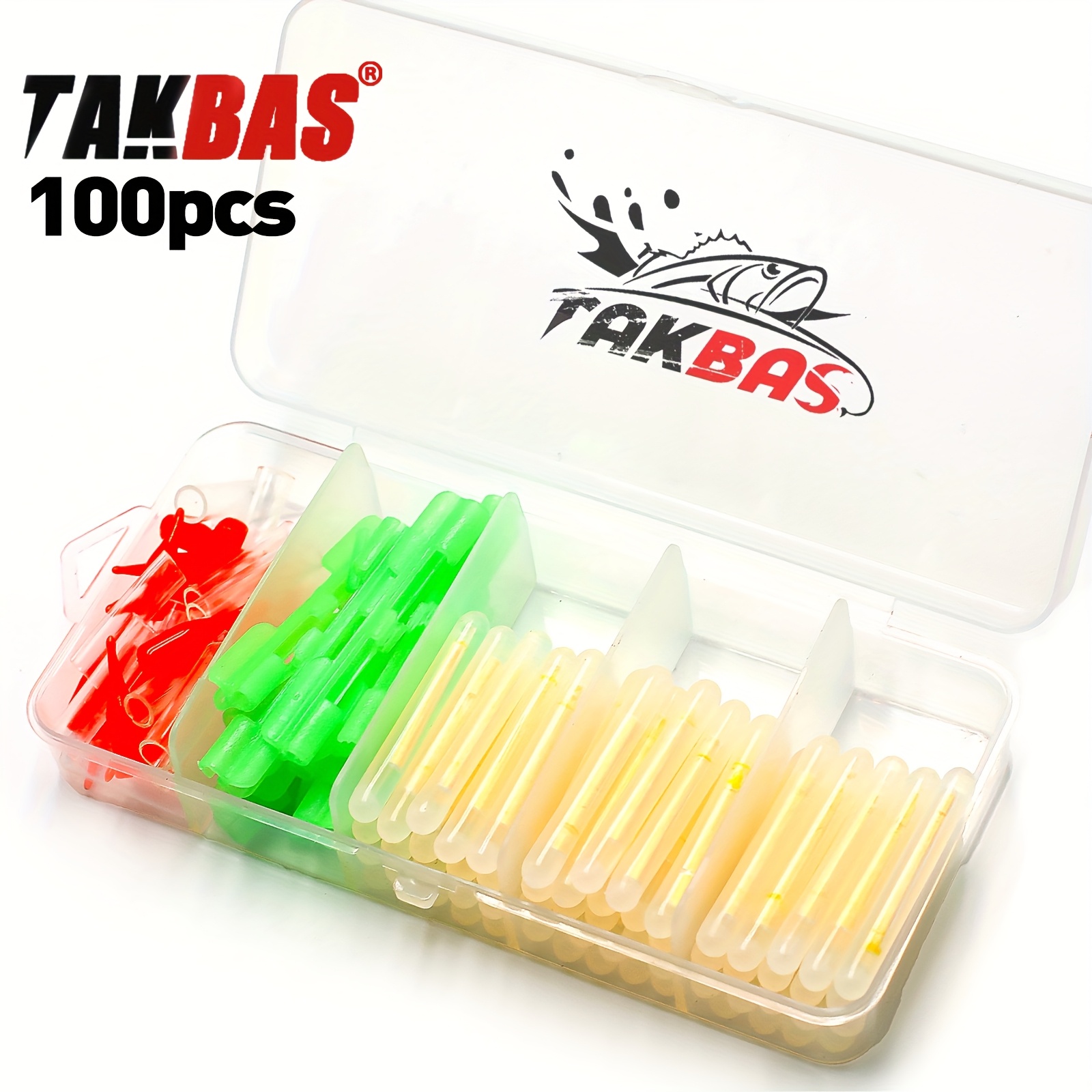 Fishing Bobber Float - 100 adet balıkçılık kızdırma çubukları seti,