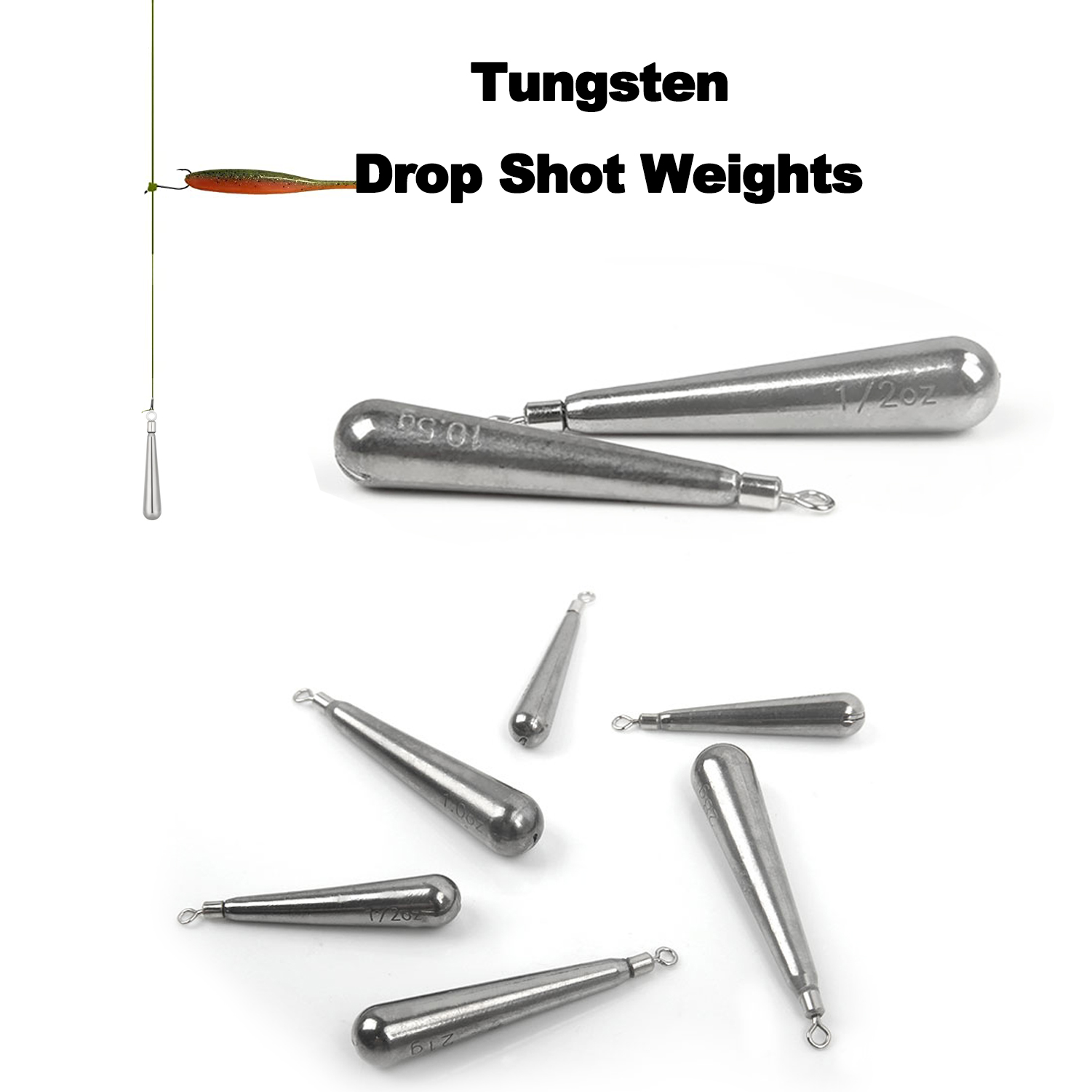 Tungsten damla atış ağırlıklar - Tungsten Sinkers incelemesi ve fiyatı