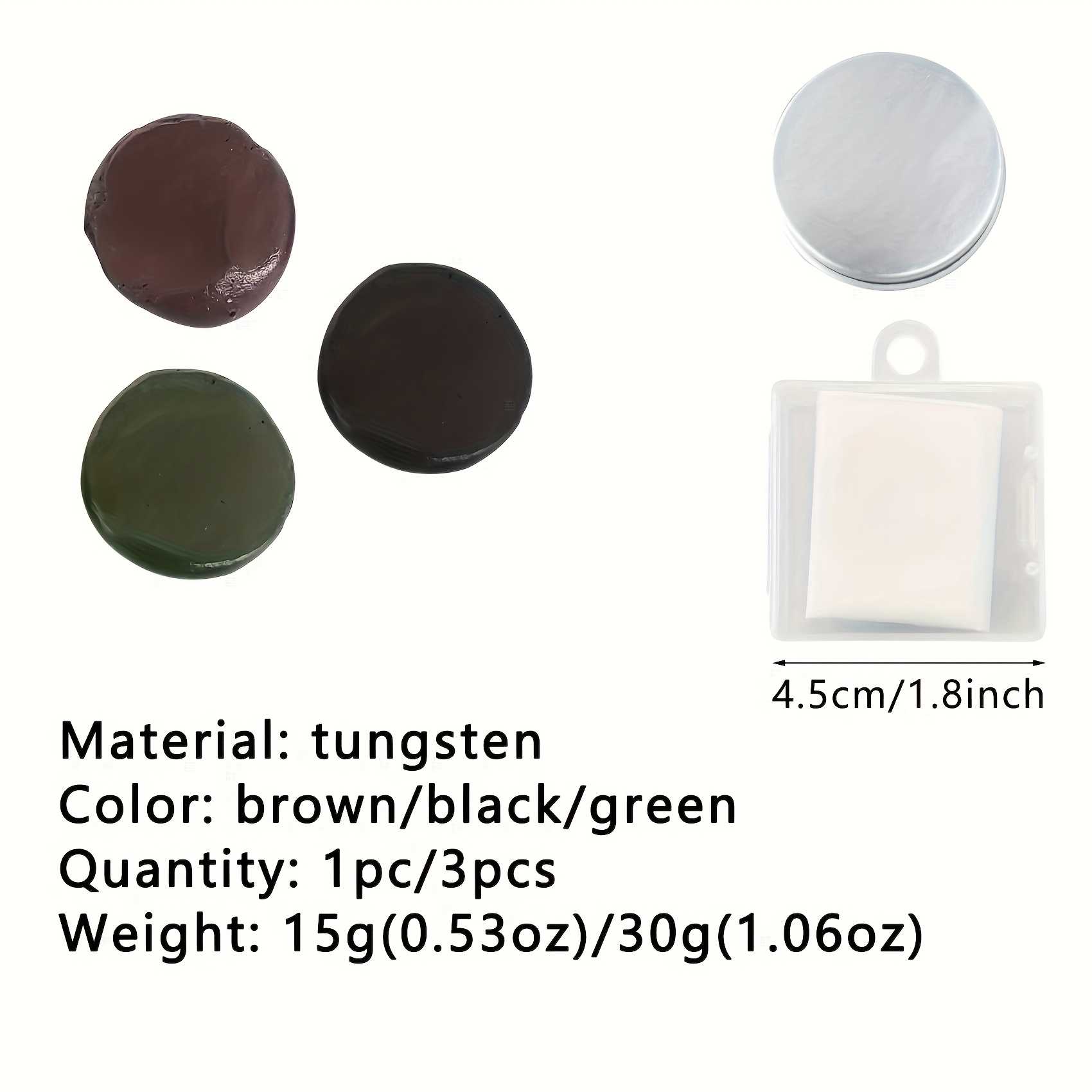 Tungsten Macun 0.5oz(15g) Tika - Tungsten Sinkers incelemesi ve fiyatı