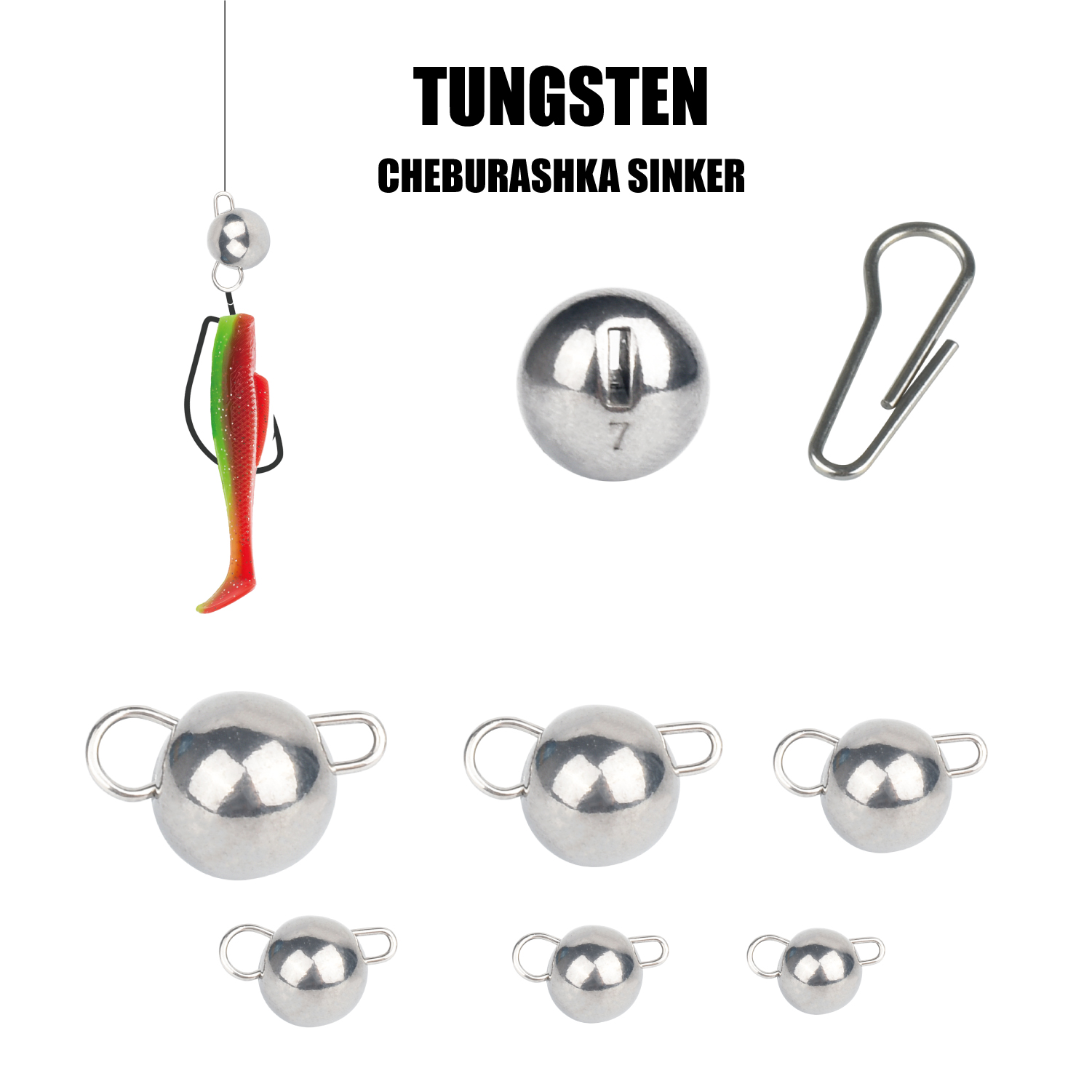 MUUNN 10 Adet Cheburashka Ağır - Tungsten Sinkers incelemesi ve fiyatı