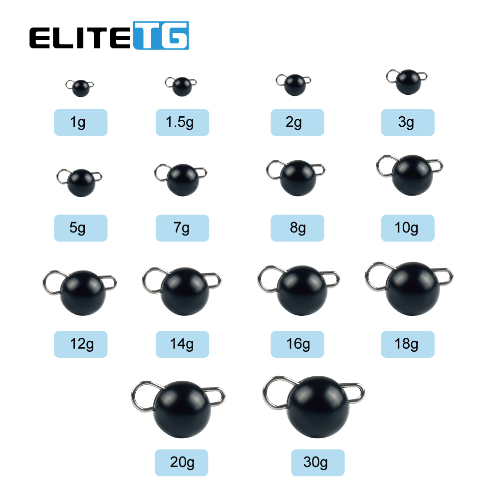 Elite TG 10 Adet Siyah Chebura - Tungsten Sinkers incelemesi ve fiyatı