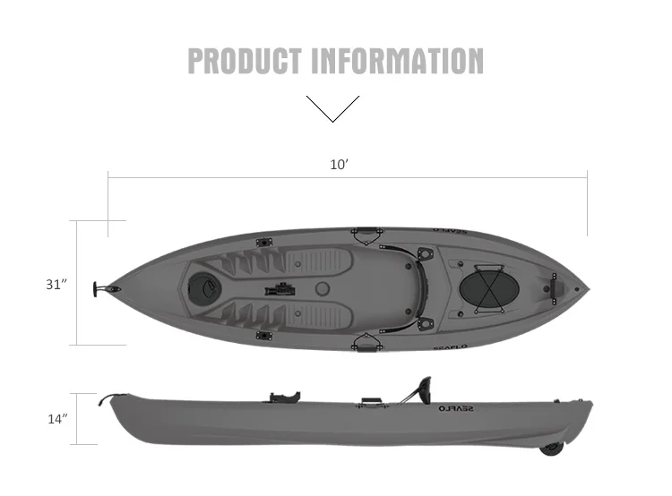 10ft 1 kişi HDPE plastik tekne - Fishing Equipment In incelemesi ve fiyatı