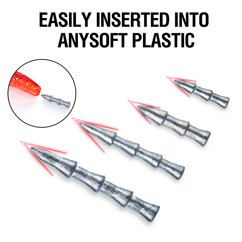 30 Adet Tungsten Çivi Ağırlıkl - Soft Plastic Lure incelemesi ve fiyatı
