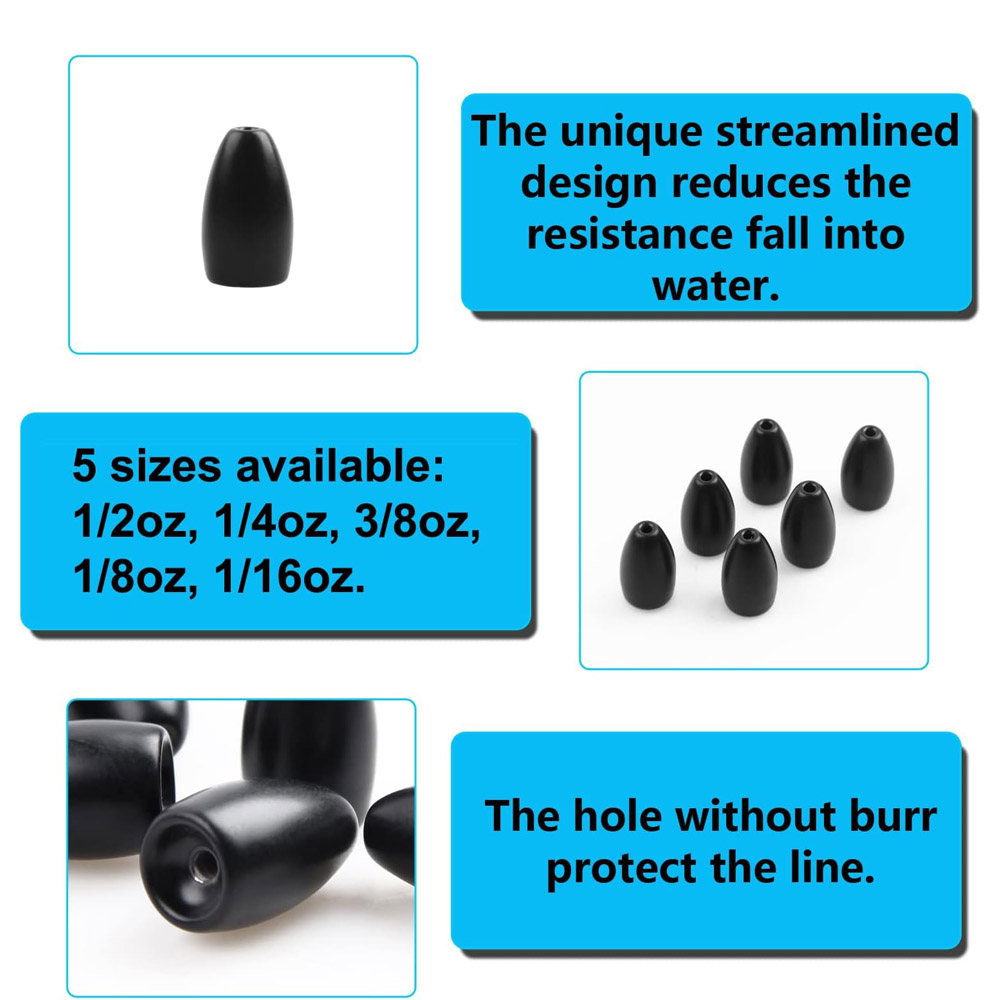 Tungsten Çelik Balıkçılık Ağır - Tungsten Sinkers incelemesi ve fiyatı